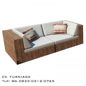 Sofa Minimalis Rotan Cantik